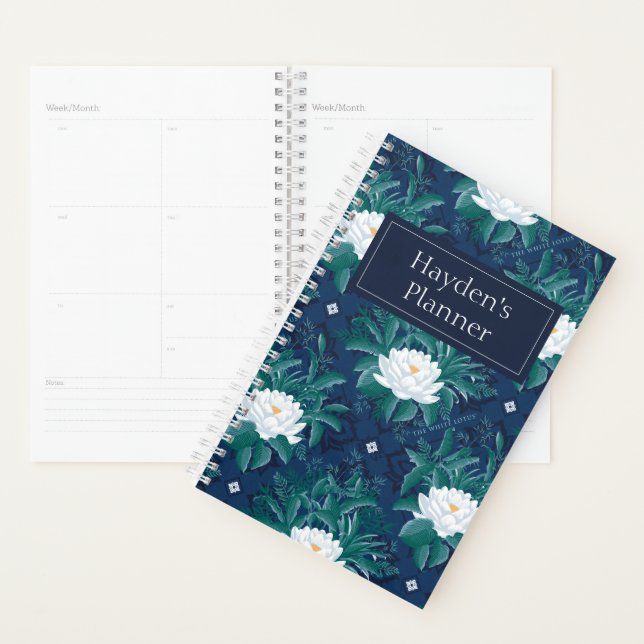 Agenda O Padrão do Lotus Midnight White (Exibição)