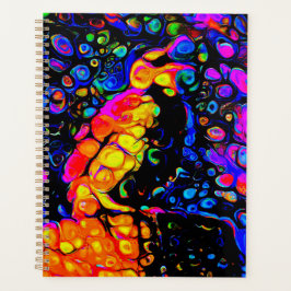 Agenda O Pássaro Solitário 4: Estilo de Arte Líquida