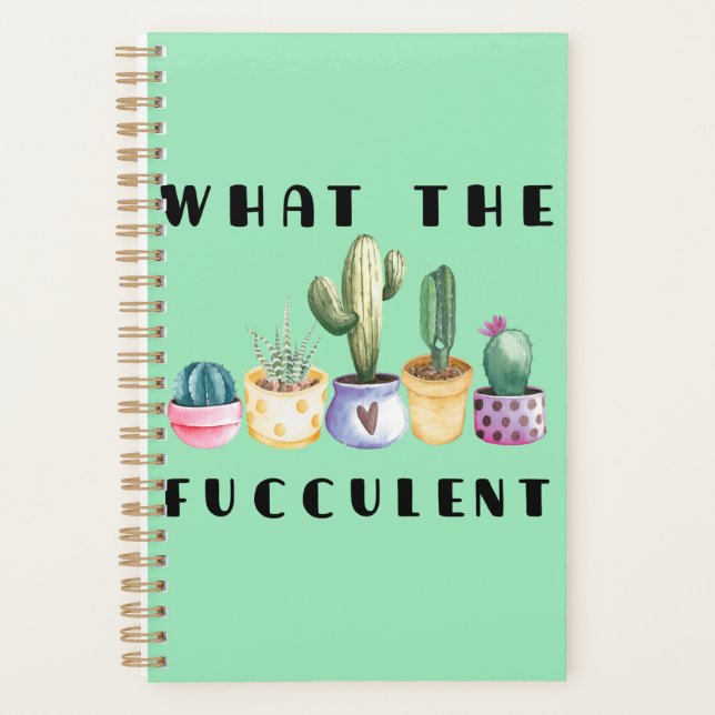 Agenda O que é o Fucculent (Frente)