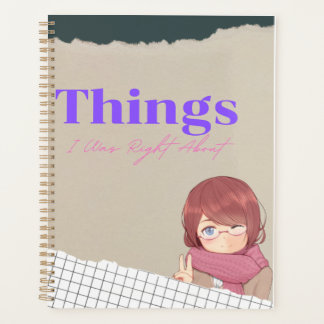 Agenda O que eu estava certo sobre