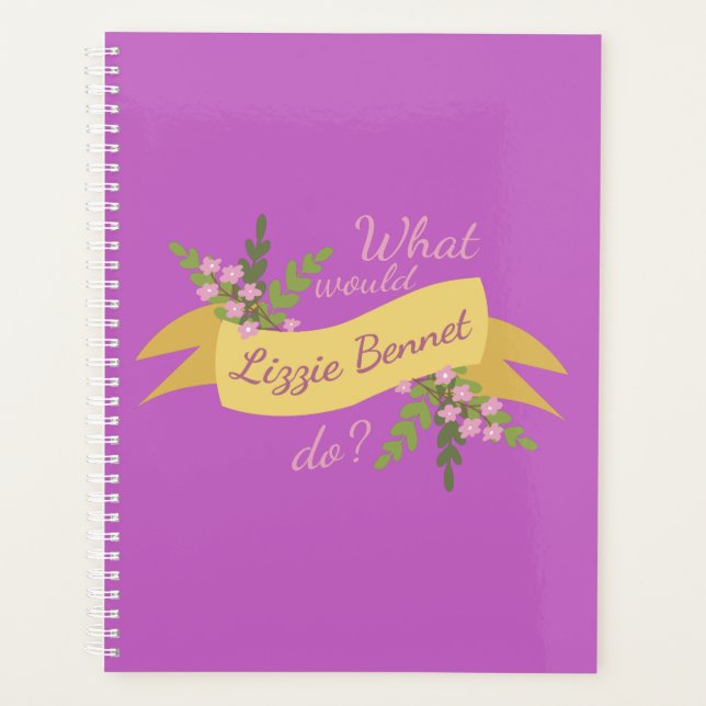 Agenda O Que Lizzie Bennet Faria? II (Frente)