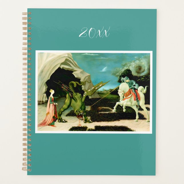 Agenda O Santo Medieval George e o Drago (Frente)