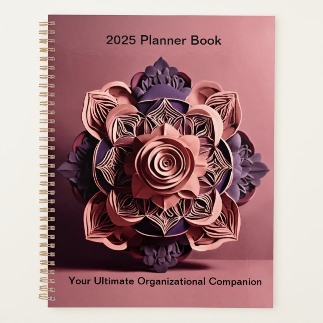 Agenda O seu último companheiro organizacional: 2025 (Frente)