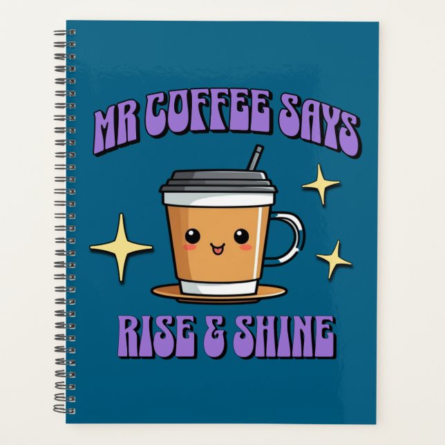 Agenda O Sr. Coffee Diz Levante & Brilhe (Frente)