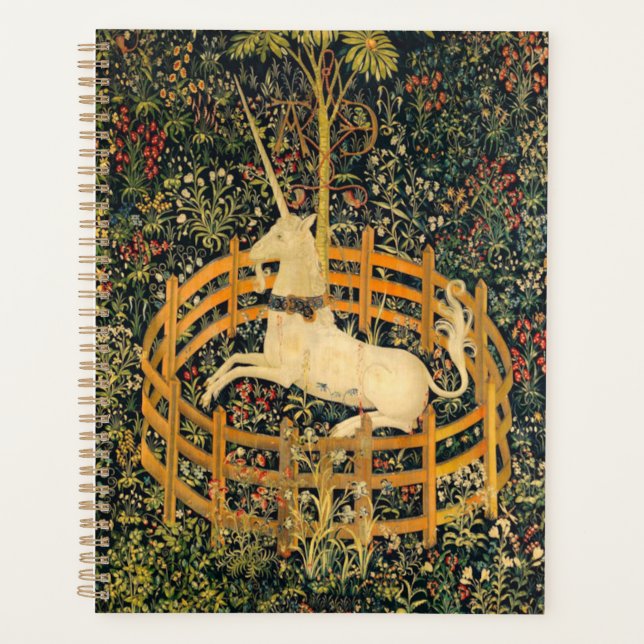 Agenda O Unicórnio em cativeiro (Frente)