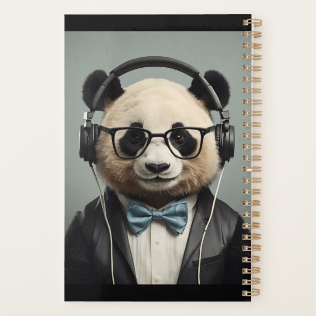 Agenda o urso ouvindo música (Verso)