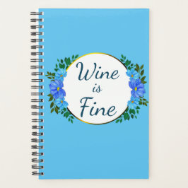 Agenda "O vinho é bom" Design Floral