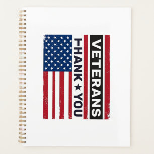 Agenda Obrigado Veteranos Design de Vetor de Bandeira Ang