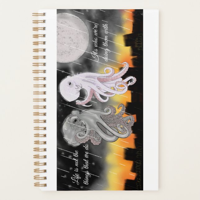 Agenda Octopus Armageddon Day Planner (Frente)