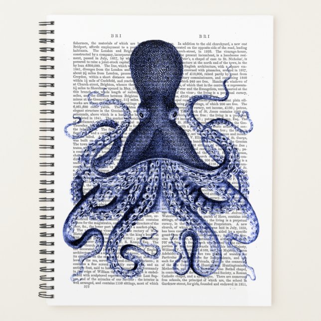 Agenda Octopus azul (Frente)