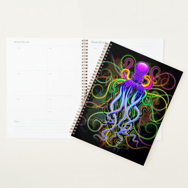 Agenda Octopus Luminescência Psicodélica (Exibição)