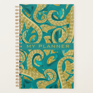 Agenda Octopus - Personalizável - Adicionar Seu Texto /