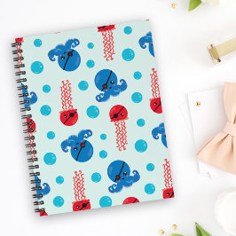 Agenda Octopus Pirata, Jellyfish Pirata, Animais do Mar