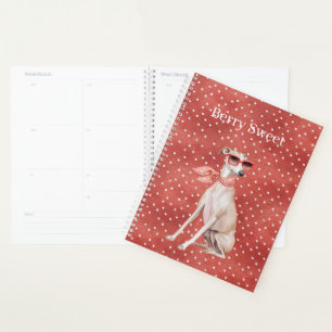 Agenda Óculos de Sol Cachorro Legal Doce Fruta Pontos Ver