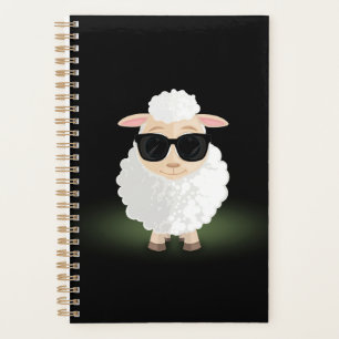 Agenda Óculos de Sol Cool Sheep Neon Verde Divertido Esté