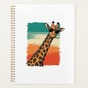 Agenda Óculos de Sol de Girafa Legal Camisa Vintage Pôr d