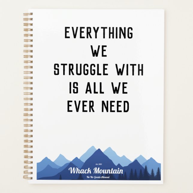 Agenda Official Whack Mountain Commune Planner (Frente)