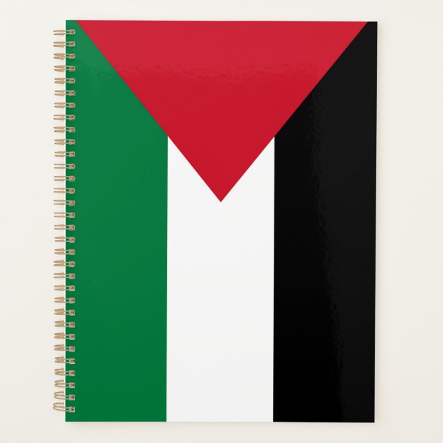 Agenda oficialmente pavilhão do Estado da Palestina (Frente)