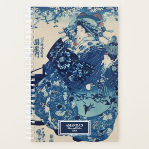 Agenda Ogiya uchi Hanaogi por Utagawa Kuniyoshi
