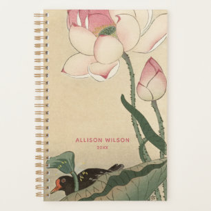 Agenda Ohara Koson, Galálula Japonesa com Flor de Lotus