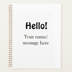 Agenda Olá adicionar mensagem de nome simples item de neg