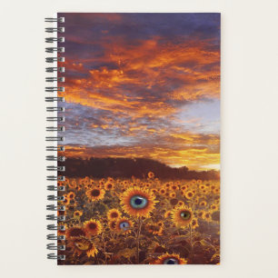 Agenda Olho De Girassol Bonito - Presente De Aniversário