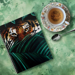 Agenda Olhos de Tigre de Selva Verde Intensa Folhas Vida