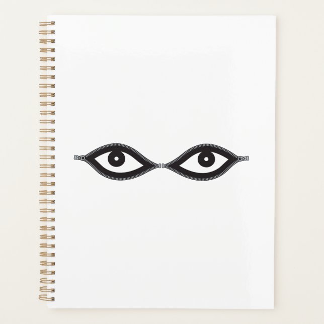 Agenda Olhos de Zipper (Frente)