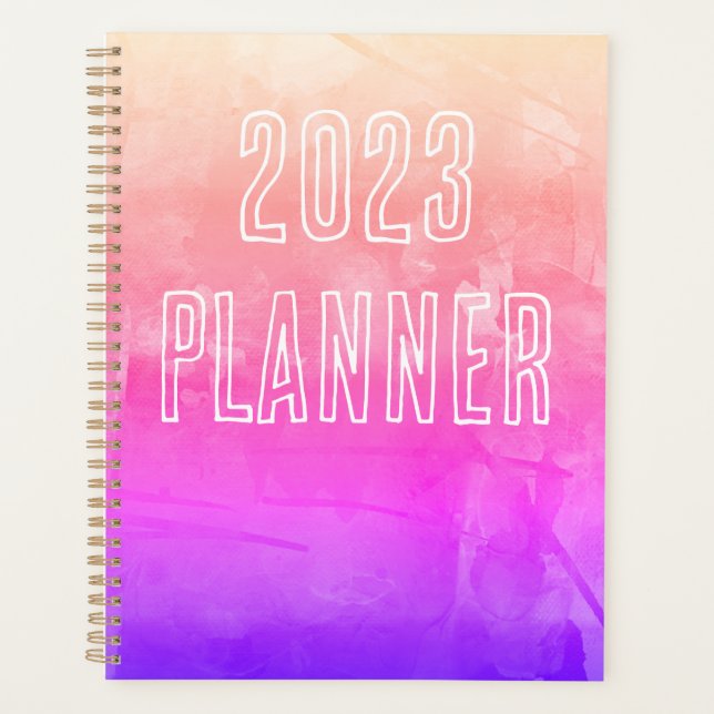 Agenda Ombre Rosa (Frente)