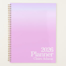 Agenda Ombre Rosa Chiclete Moderno