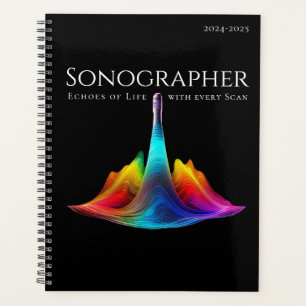 Agenda Ondas de Ultrassom Coloridas por Sonógrafo