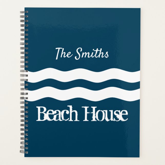 Agenda Ondas Marítimas Minimalistas Ondas Marítimas (Frente)