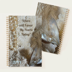 Agenda Onde vou Vestir minhas pérolas hoje, Elegante?