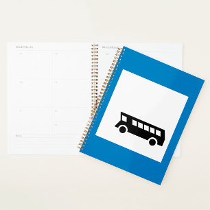 Agenda Ônibus de transporte público - Sinal de trânsito u