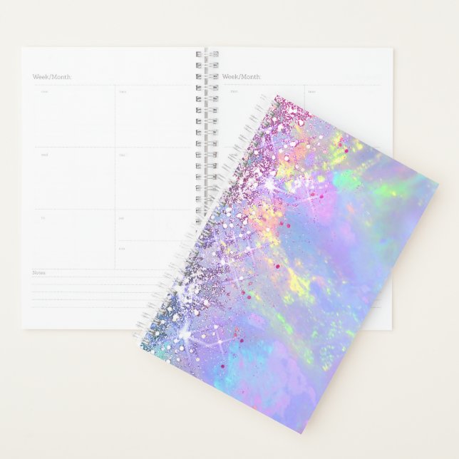 Agenda opal de faux glitter (Exibição)