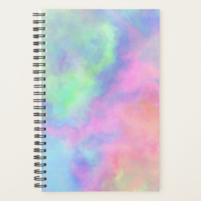 Agenda opala respingo de aquarela : (Frente)