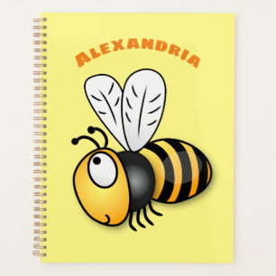 Agenda Óptica ilustração de desenho animado de abelha fel