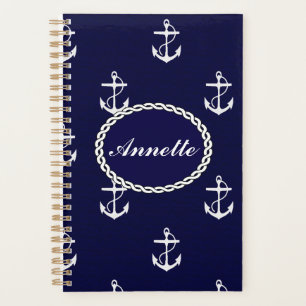 Agenda Opus Posh Anchor Personalizado Náutico