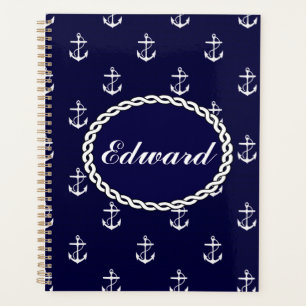 Agenda Opus Posh Anchor Personalizado Náutico