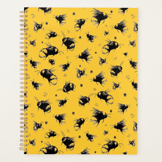 Agenda Orange Bee Design Planner - Presente de Natal para (Frente)