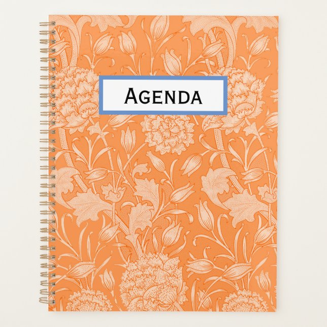 Agenda Orange Floral (Frente)