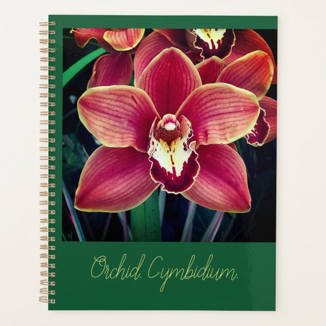 Agenda Orchid. (Frente)