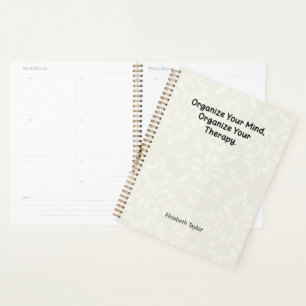 Agenda Organize Sua Mente, Organize Sua Terapia