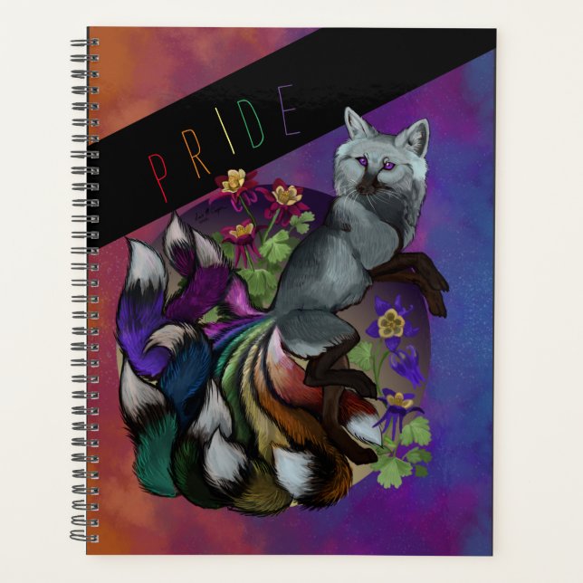 Agenda Orgulho Kitsune e Flores Columbinas (Frente)