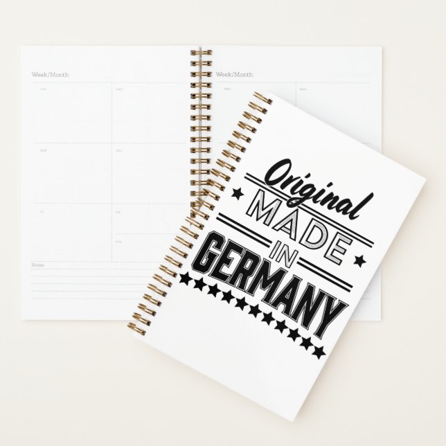 Agenda Original fabricado na Alemanha (Exibição)