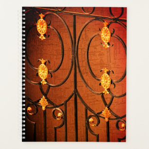 Agenda Ornamentos Dourados