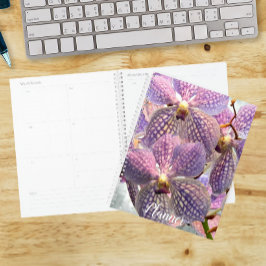 Agenda Orquídeas Florais Vanda Roxa