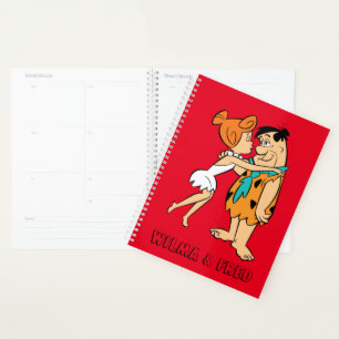Agenda Os Flintstones Wilma Kissing Fred