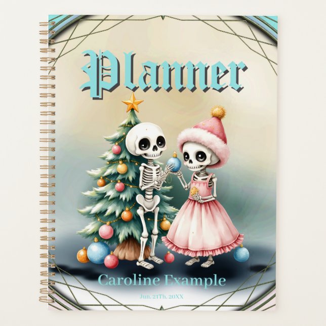 Agenda Ossos, bolas, e um pouco de magia (Frente)