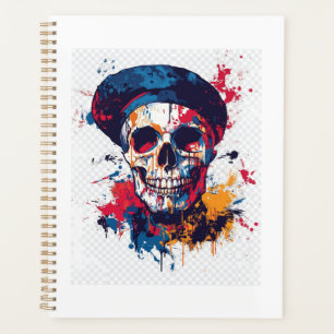Agenda Ossos Criativos � Caveira de Artista Engraçado